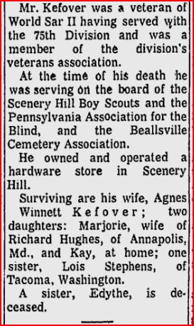 Harold B. Kefover
